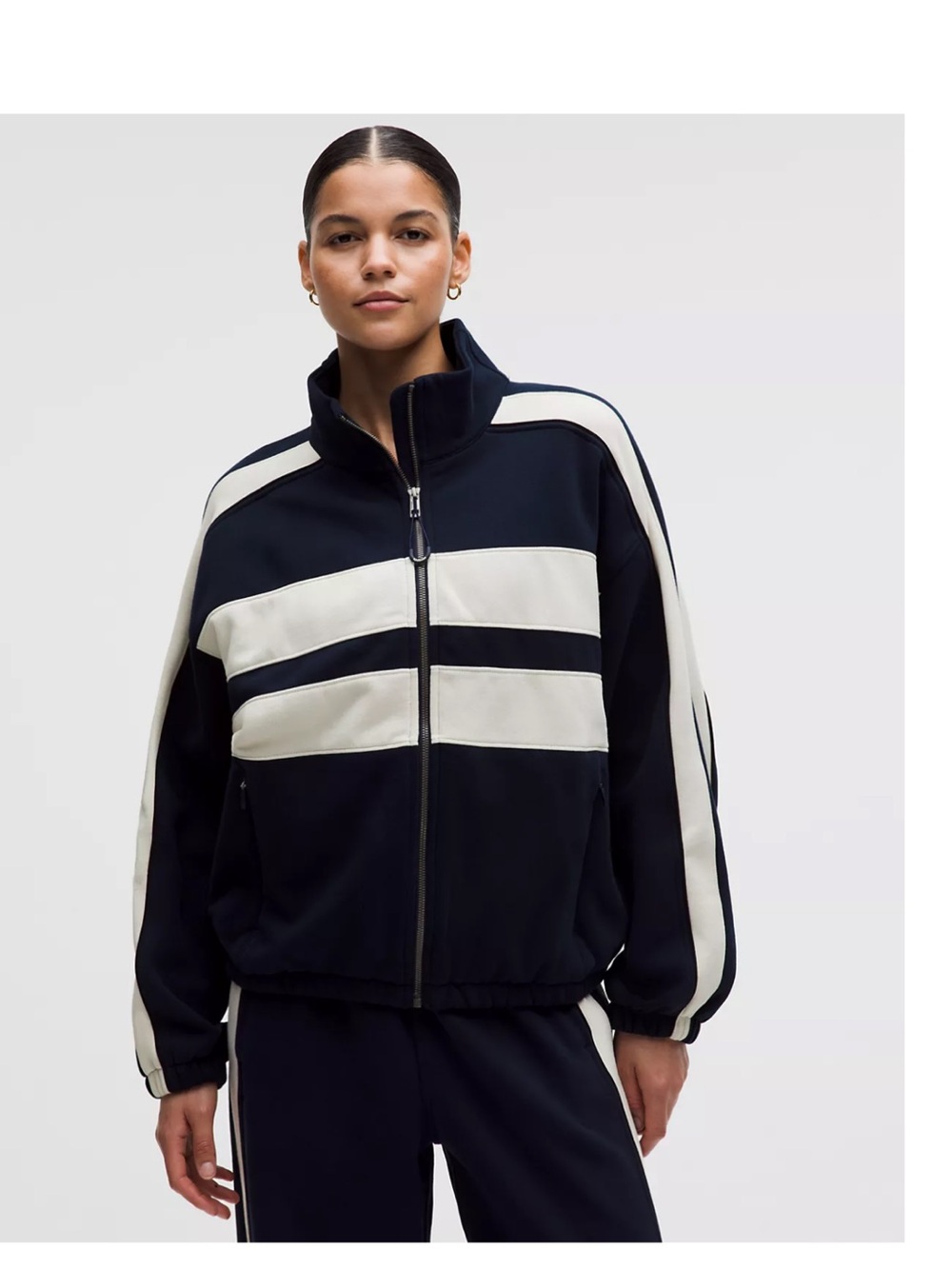 Lululemon womenβs steady state oversized funnel full zip